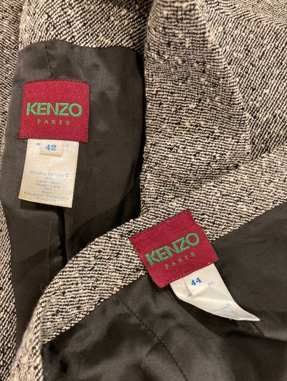 null KENZO
Wool skirt suit set.
Skirt : label size 44 / Jacket : label size 42
(Good...