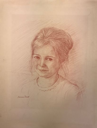 null Suzanne TOURTE (Cormontreuil, Marne, 1904-1979) 
Lot of 8 drawings including...