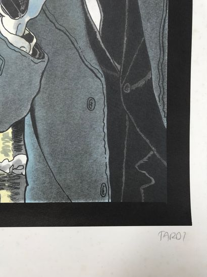 null Jacques TARDI (born in 1946) 
Nestor Burma at the fair 
Lithograph signed in...