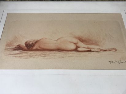 Jean VIBOUD (XX-XXI)
Femme nue allongée de...