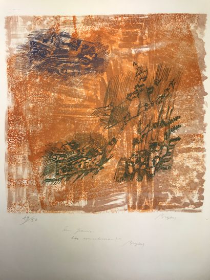 Camille BRYEN (1907-1977)
Composition automnale
Lithographie...