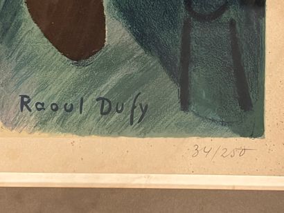 null Raoul DUFY (1877-1953), d'après 
La fête nationale du 14 juillet
Lithographie...