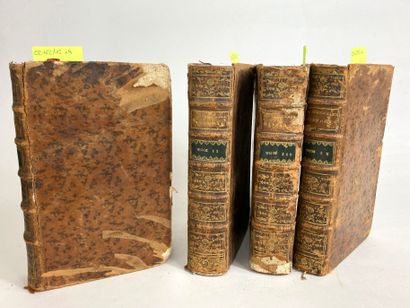 null Nouveau Dictionnaire historique et portatif.
4 volumes, In-4 full calf and spine...