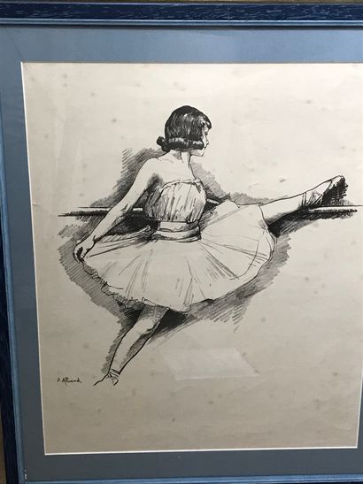 null Eugène ALLUAUD (1866 - 1947)
The dancer
Grease pencil on paper, signed
42 x...