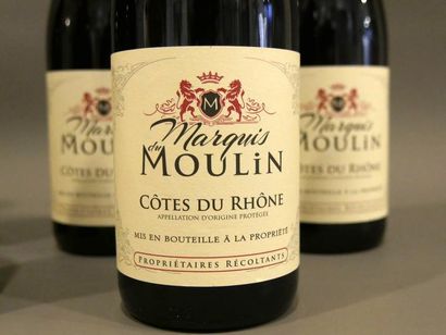 null Côte du Rhône Domaine du Marquis du Moulin 2017
1 carton de 6 bouteilles de...