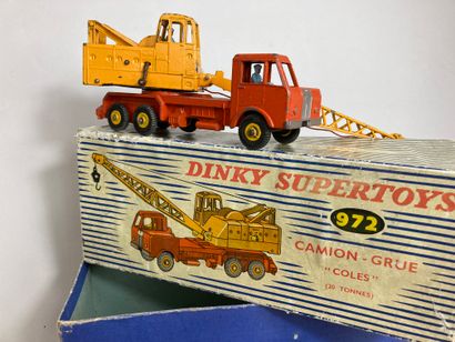 null DINKY TOYS - Lot of about fifteen vehicles (cars, vans, trucks, buses) including...