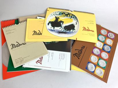 Lot of Madoura catalogs from 1999, 2000,...