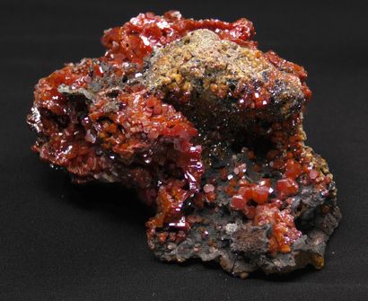 null Lot of colored minerals with an Amethyst and yellow calcite from Uruguay, a...