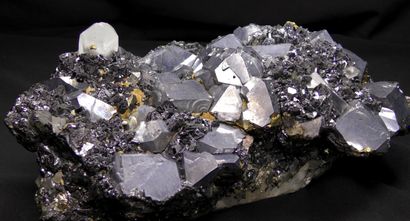 null Large and beautiful specimen of galena, sphalerite and quartz from Madan, B...