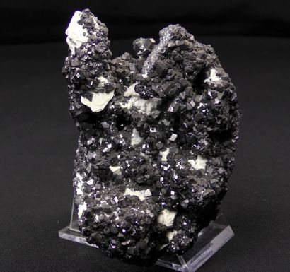 null Three metallic minerals from Italy: a magnetite from Brosso, a pyrite from Niccioletta...