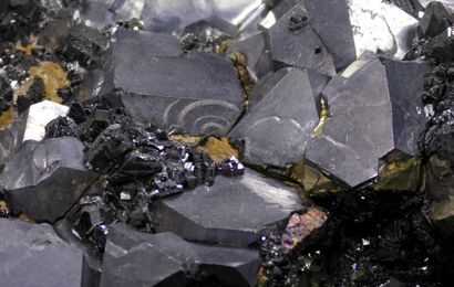null Grand et beau spécimen de galène, sphalérite et quartz de Madan, Bulgarie.