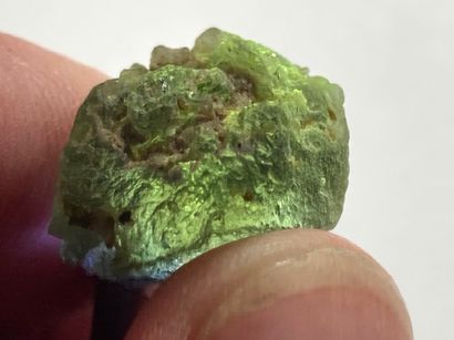 null Moldavite
Tectite from Nesmen in Czechia, of a beautiful translucent green under...