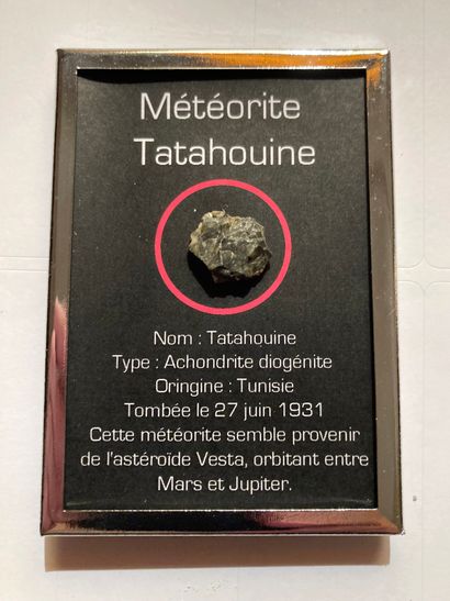 Tataouine
Achondrite Diogenite.
Fell on June...