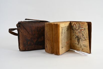 Codex psautier en langue guèze, décoré de...