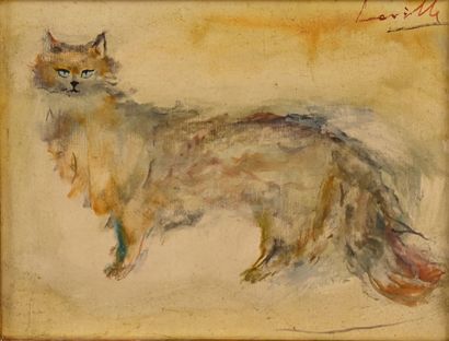 Henri LAVILLE (1916)
Le chat siamois
Huile...