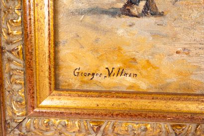 null Georges René VILLAIN (1854-1930)
Pont Marie
Huile sur toile, signée en bas à...