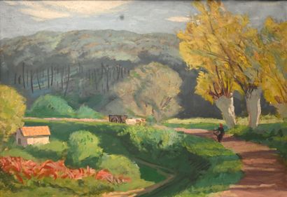 Jules-Léon FLANDRIN (1871-1947), suite de
Paysanne...