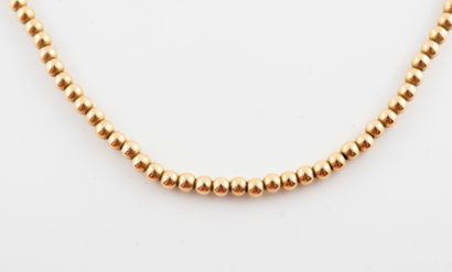 null Marseille necklace in 18k yellow gold. 
Weight : 8,10gr. Length : 40cm