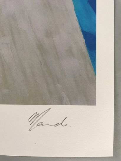 null Maude OVIZE (born 1980)
Plongeoir
Silkscreen print numbered lower left 3/30
2019
Signed...