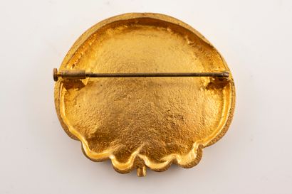 null Line VAUTRIN (1913-1997)
Circa 1945/1950
Broche en bronze doré représentant...