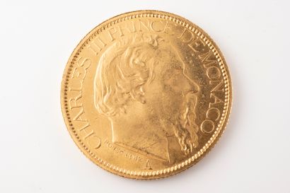 null MONACO - Prince Charles III (1818-1899)
Pièce de 100 francs or, Charles III,...