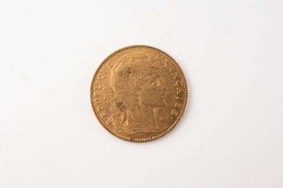 null FRANCE - REPUBLIQUE FRANCAISE
Pièce de 10 francs or, 1901
Av. Marianne couronnée,...