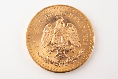 null ESTADOS UNIDOS MEXICANOS (1821-1947)
Pièces de 50 pesos or, à la Victoire ailée....