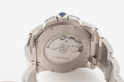 null CARTIER Paris
Calibre" model
Men's wristwatch in steel. Circular 42mm case....