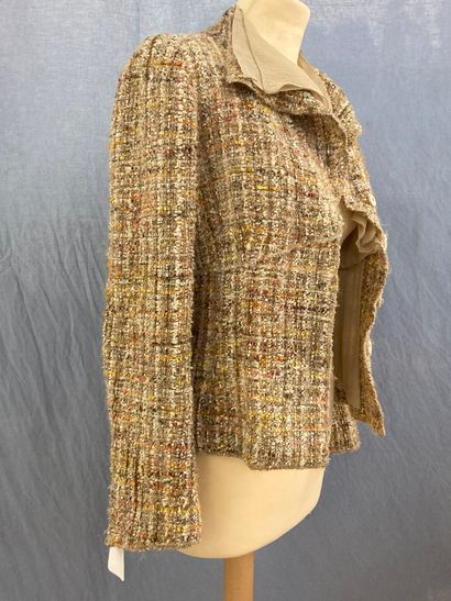 null MOSCHINO
Crepe-lined tweed jacket
Presumed size 36/38
(Worn, good condition...