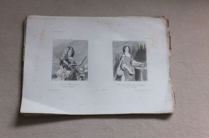 gravures Livret de gravures anciennes "galerie de Versailles" environ 30 