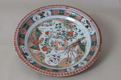 null Plat creux en porcelaine du Japon- ARITA- XIXème - égrénures