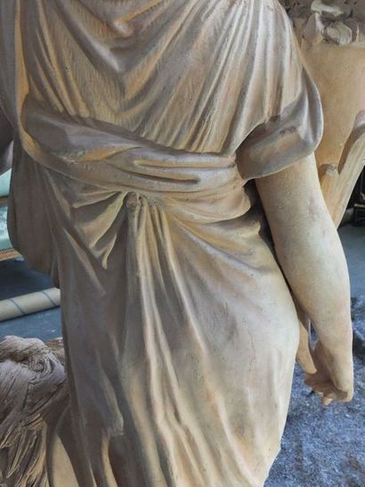 null GOSSIN FRERES PARIS -

Importante statue en terre cuite représentant une figure...