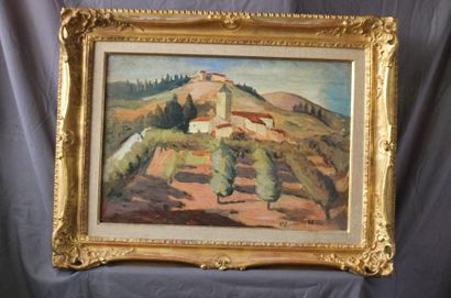 null Roger Marcel LIMOUSE (1894-1989) Paysage provençal Huile sur toile Signée en...