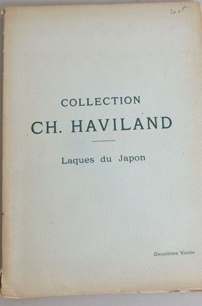 null Catalogue de la collection Ch. HAVILAND- Les laques du Japon Kobako Kogo- Kushi...
