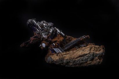 Minéralogie Azurite - Touissit ( Maroc) Province d'Oujda Spécimen collecté dans les...