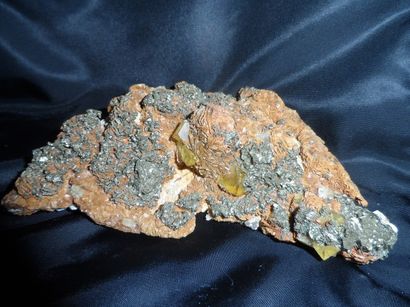 Minéralogie Pyrite,Fluorine, Siderite (Peyrebrune France)

16x9x6cm

Association...