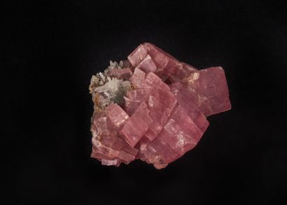 Minéralogie Rhodocrosite,Quartz,Pyrite - Sweet Home Colorado (USA) 6x4x2cm Remarquable...