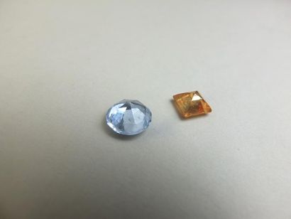 PIERRES Aigre marine et citrine brutes