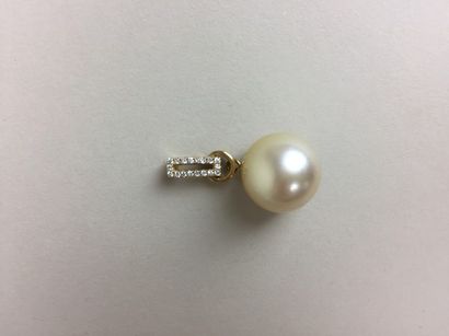 Importante perle de Chine diam : 15/16mm-...