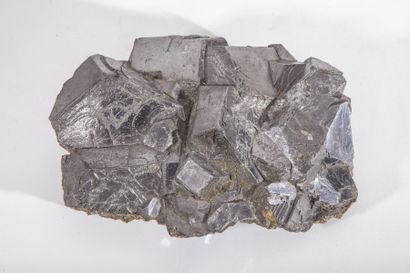 null Gros bloc de cristaux géants de galène, Bulgarie. 29x19x8 cm.
