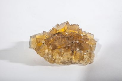 null Magnifique fluorite de valzergue filon jaune. 12x8x4 cm. 