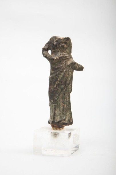 null Aphrodite acéphale en bronze Romaine. Ht:9cm.