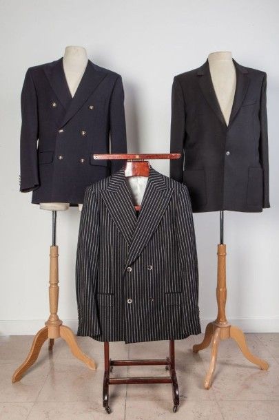 null Francesco SMALTO, Karl LAGERFELD pour H&M, DORMEUIL.Lot comprenant un blazer...