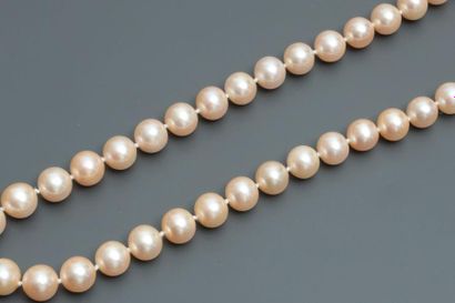 null Collier de perles de culture , orient naturel, diamètre 10 / 10,5 cm, longueur...