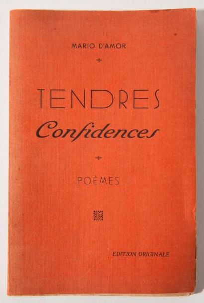 Mario d'AMOR - Tendres confidences -Recueil...