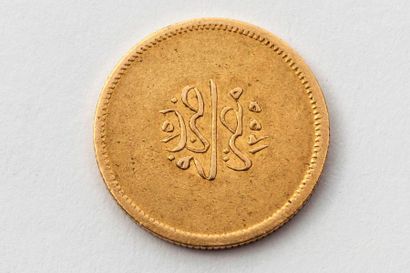  EGYPTE. ABDUL MEJID (1839-1861). 100 piastres. (Fr. 5). Or. 8,38 g. Légères traces...