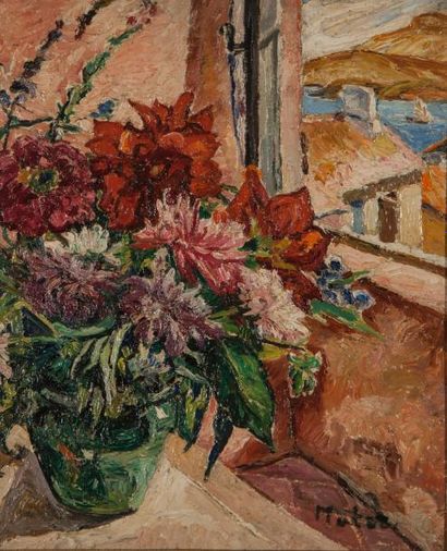 Marie Mela MUTER (1897-1967)-Bouquet de fleurs...