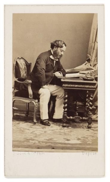 Eugène Disderi Richard Klemens, prince de Metternich-Winneburg, vers 1860-1870
Epreuve...