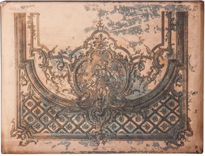 BALDUS Panneaux, Petit Appartement Louis XV Deux cuivres aciérés, 328x271 et 285x371...