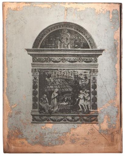 BALDUS Art italien de XVI siècle.
Terre cuite emaillée
Della Robbia de Lucca (Collection...